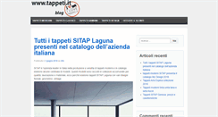 Desktop Screenshot of blogs.tappeti.it