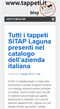 Mobile Screenshot of blogs.tappeti.it