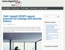 Tablet Screenshot of blogs.tappeti.it